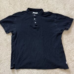 Pop Air Men's Black Polo Shirt - XL